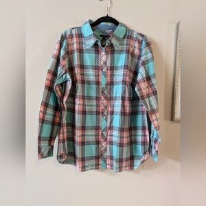 NWOT!! Talbots Women's Plaid Button-Down Shirt - Sz. 1X Petite